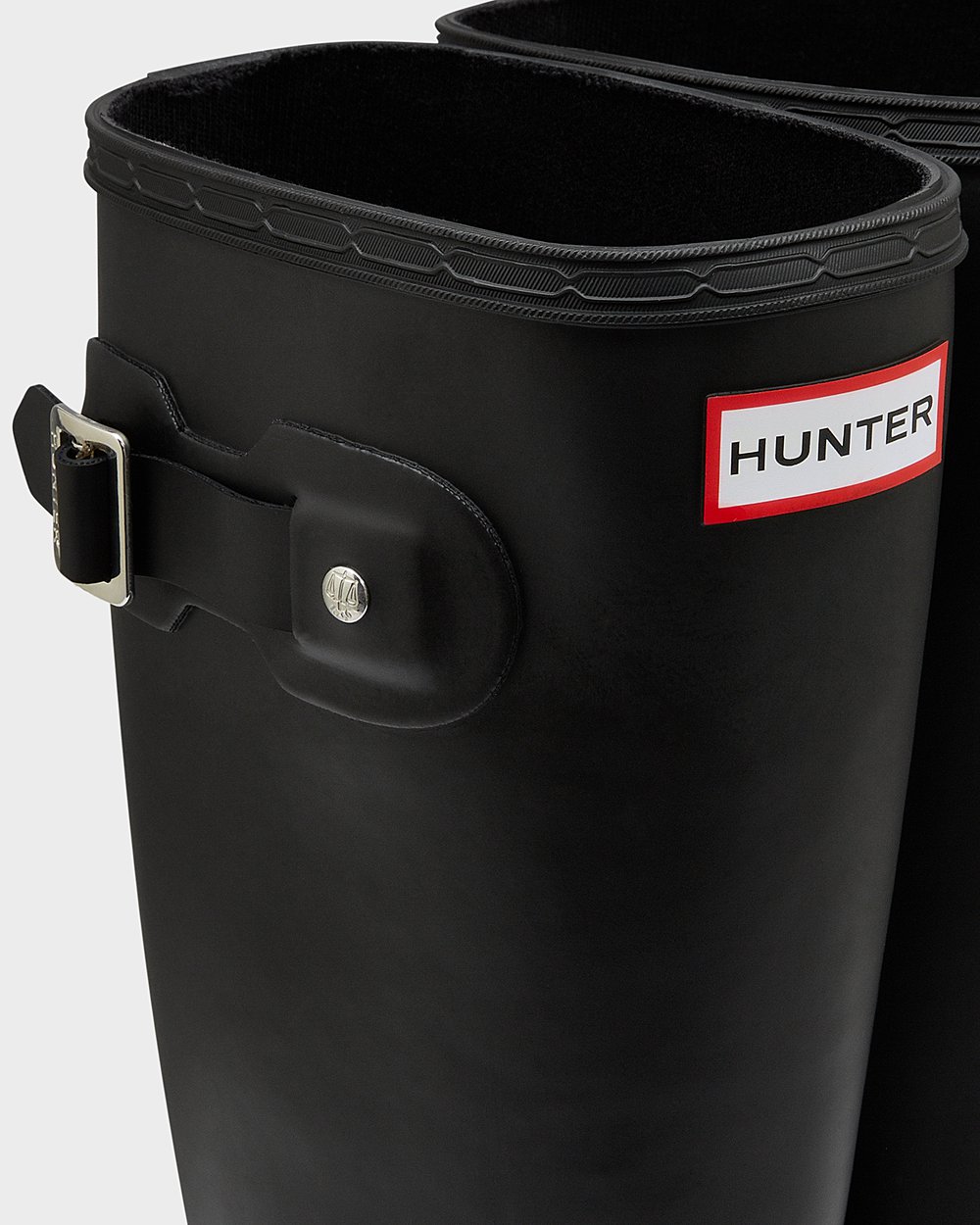 Hoge Regenlaarzen Dames - Hunter Original Tour Foldable - Zwart - 32UKICLGV